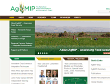 Tablet Screenshot of agmip.org
